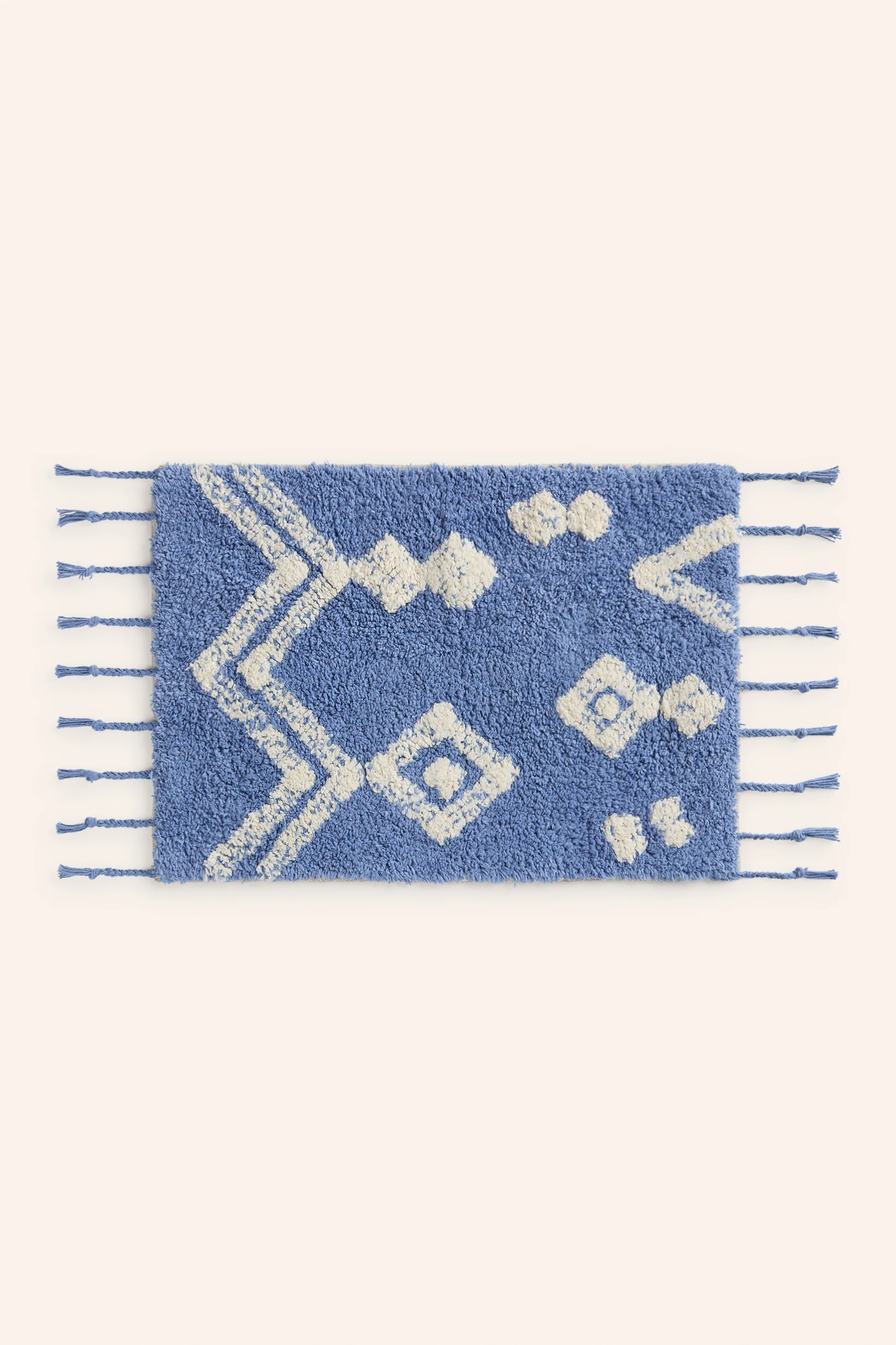 Alfombra de baño en tufting azul Fauve - Image 7