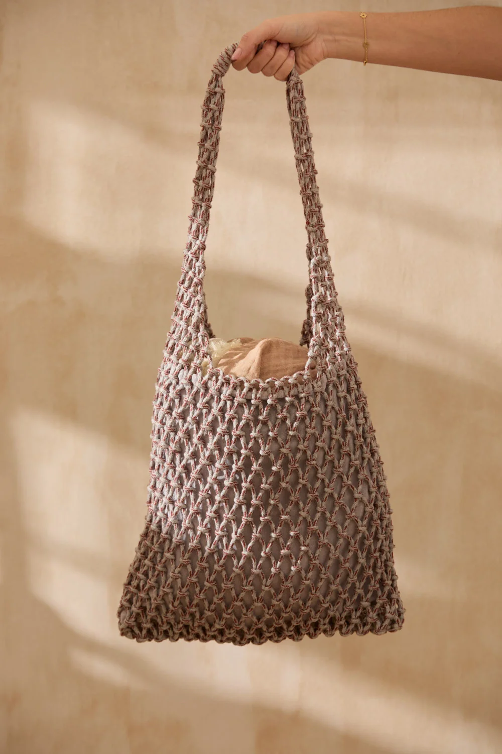 Bolso de red azul Xarxa