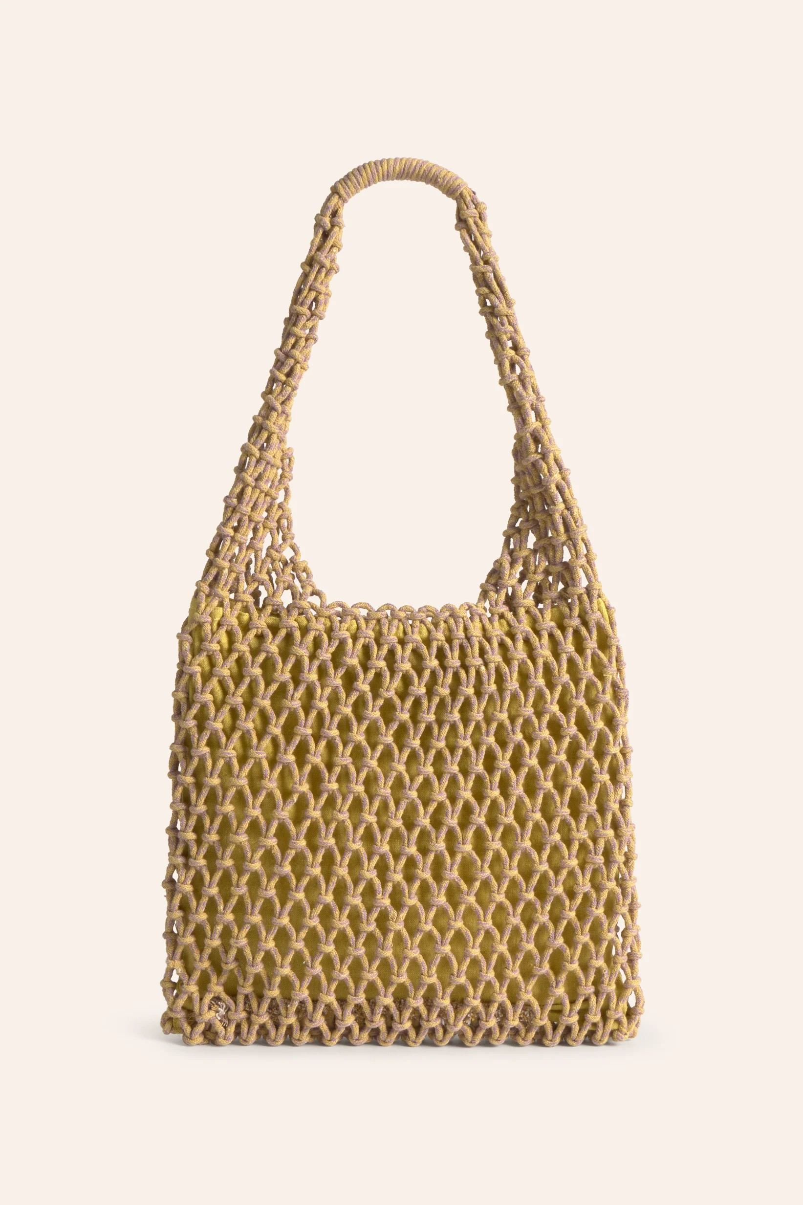 Bolso de red mostaza Xarxa - Image 9