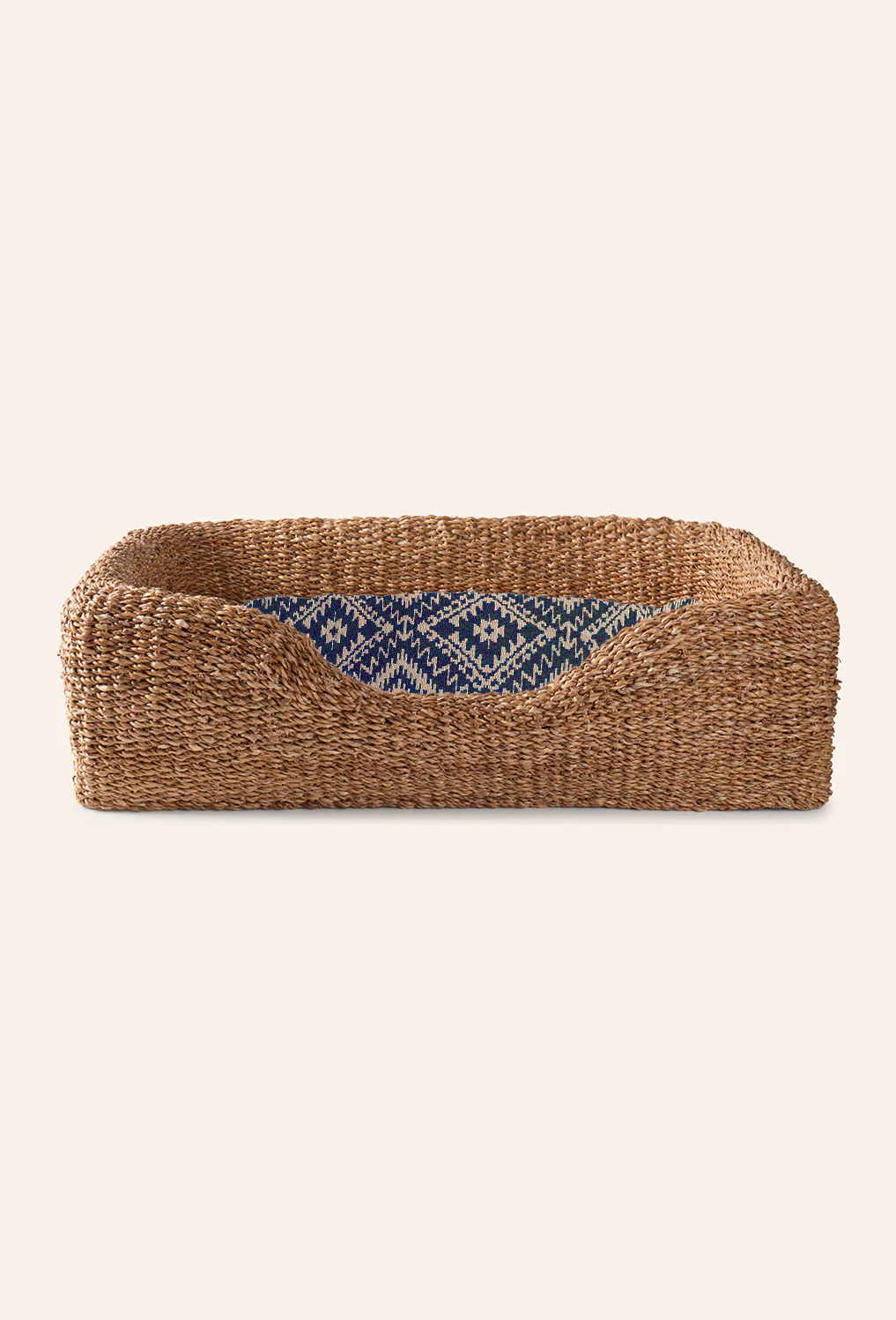 Cama para mascotas de junco de mar Braid con cojín - Image 17