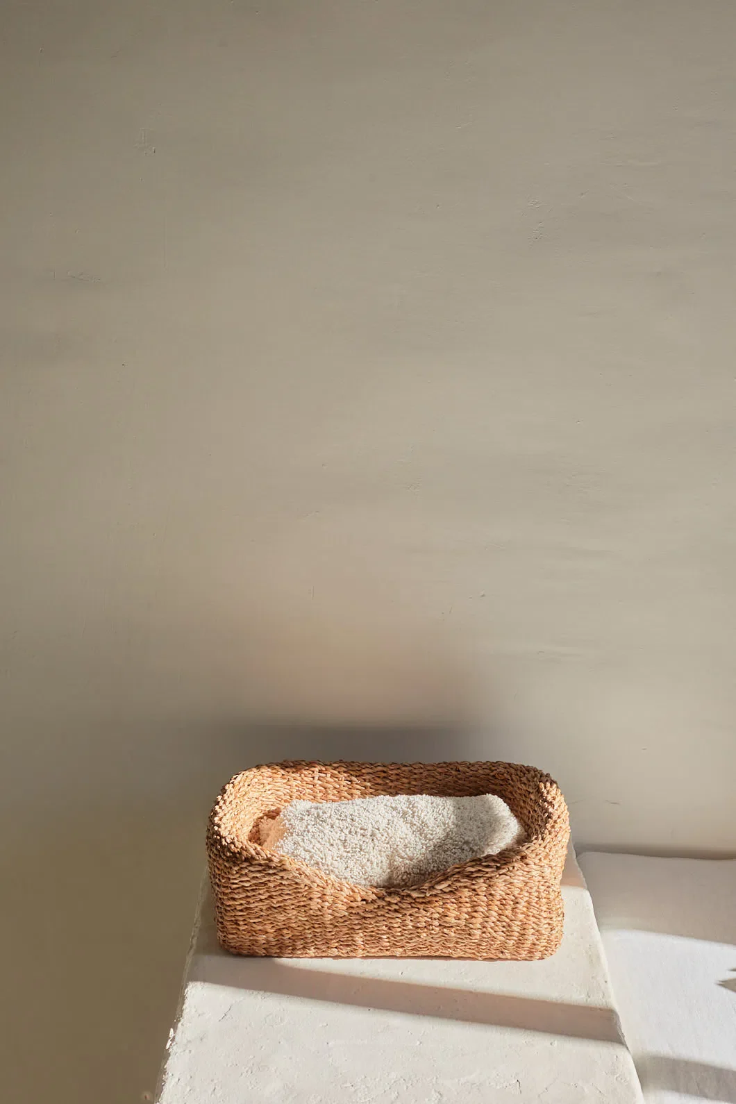 Cama para mascotas de junco de mar Braid con cojín - Image 2