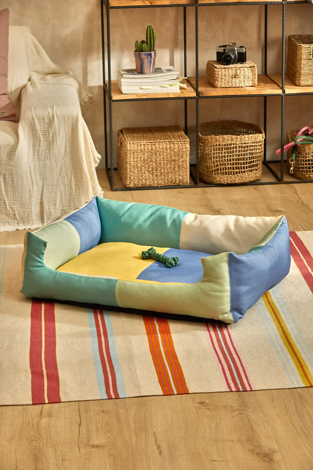 Cama turquesa para mascotas Buby - Image 2