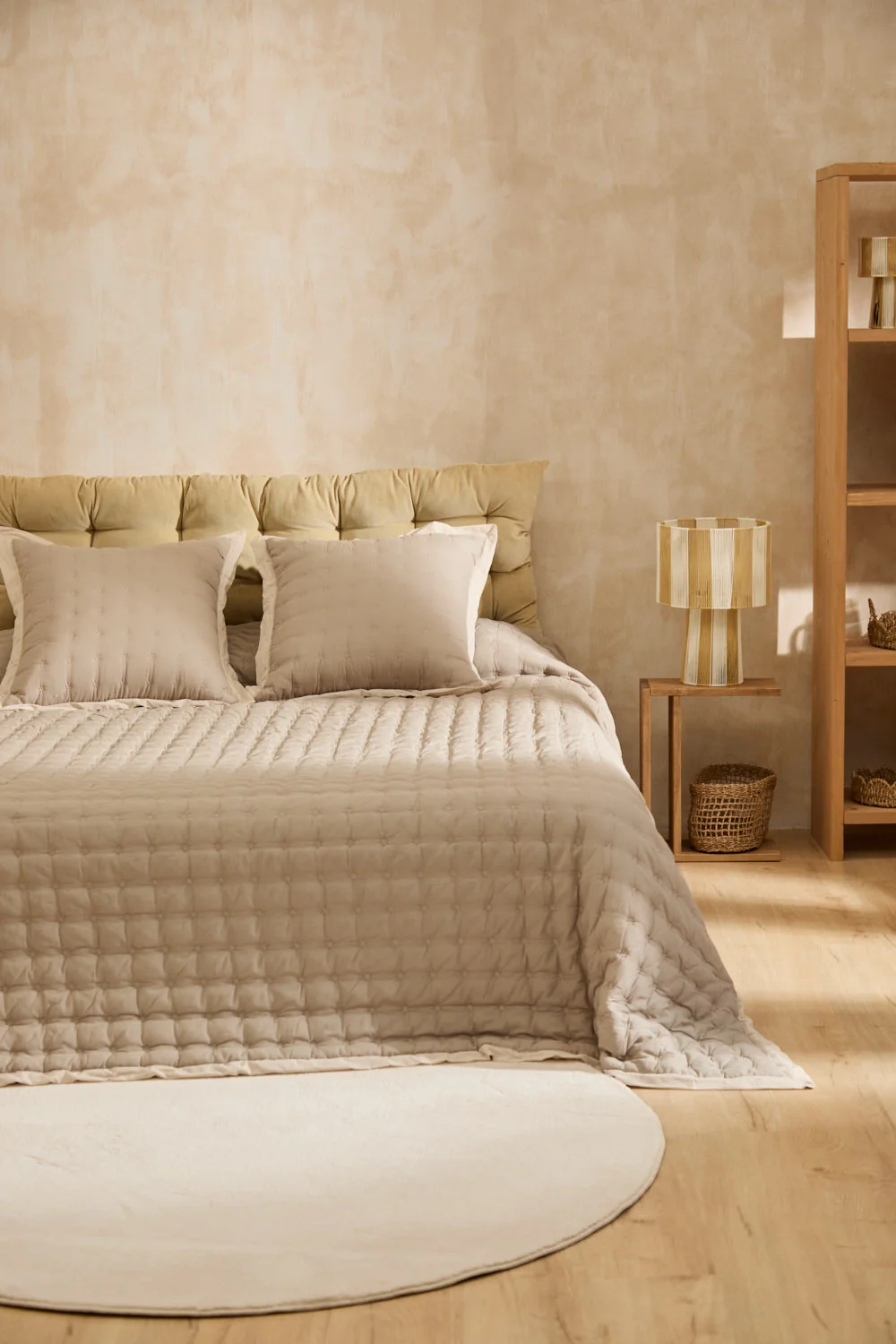 Colcha edredón beige Nimes - Image 3