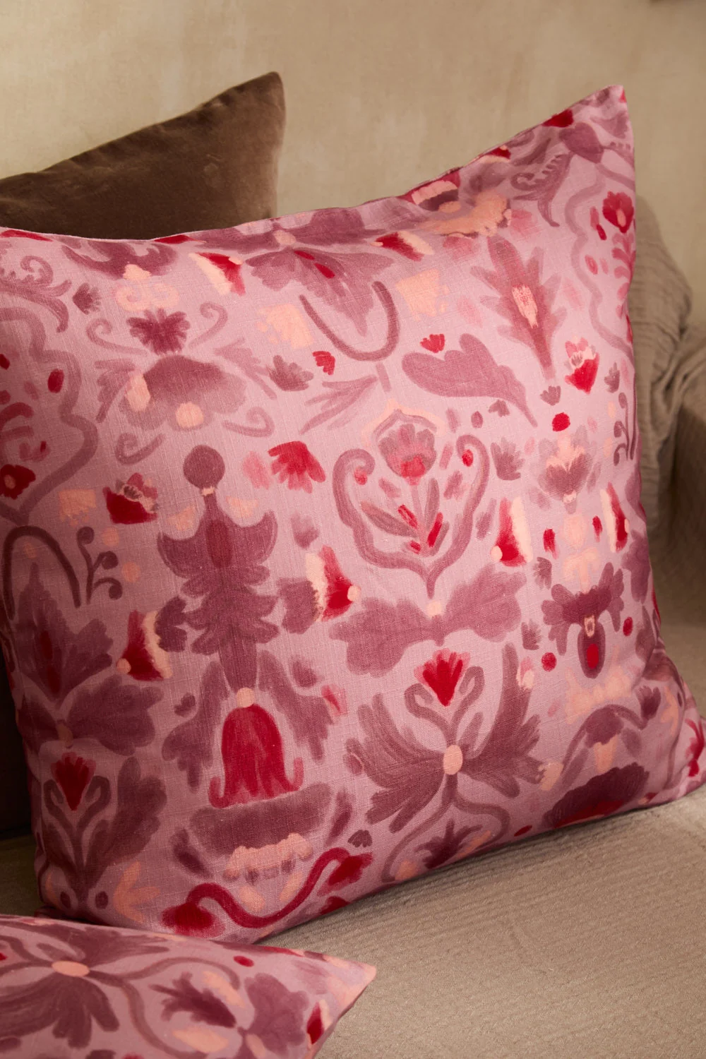 Funda de cojín cuadrada con estampado floral Pina - Image 9