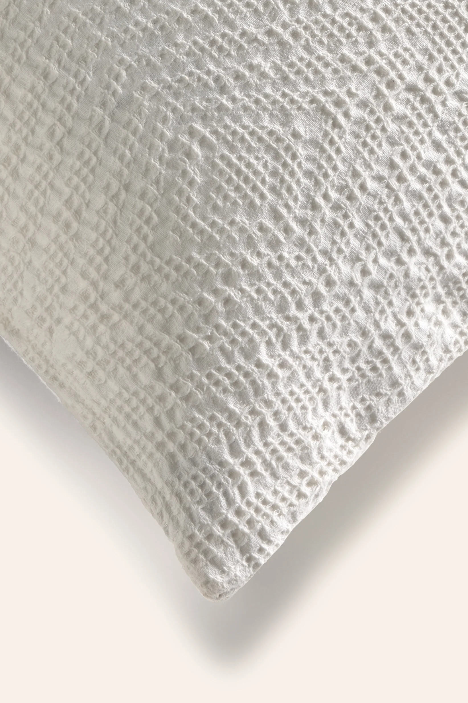 Funda de cuadrante de algodón blanco Gracia - Image 4