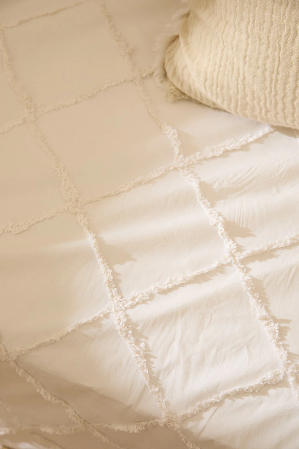 Funda de sofá con tufting blanco Royal - Image 3