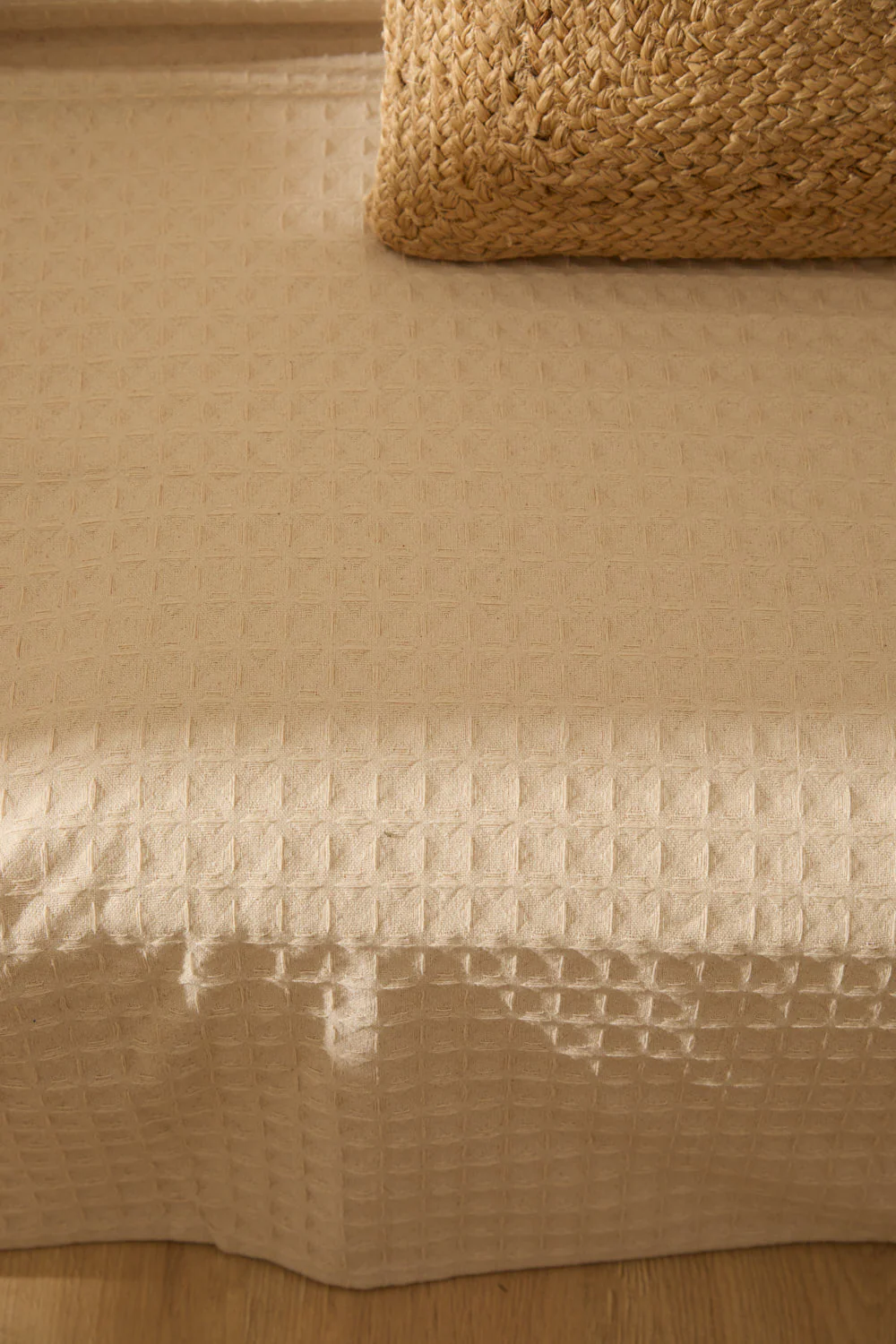 Funda de sofá de algodón nido de abeja crudo Panal - Image 3