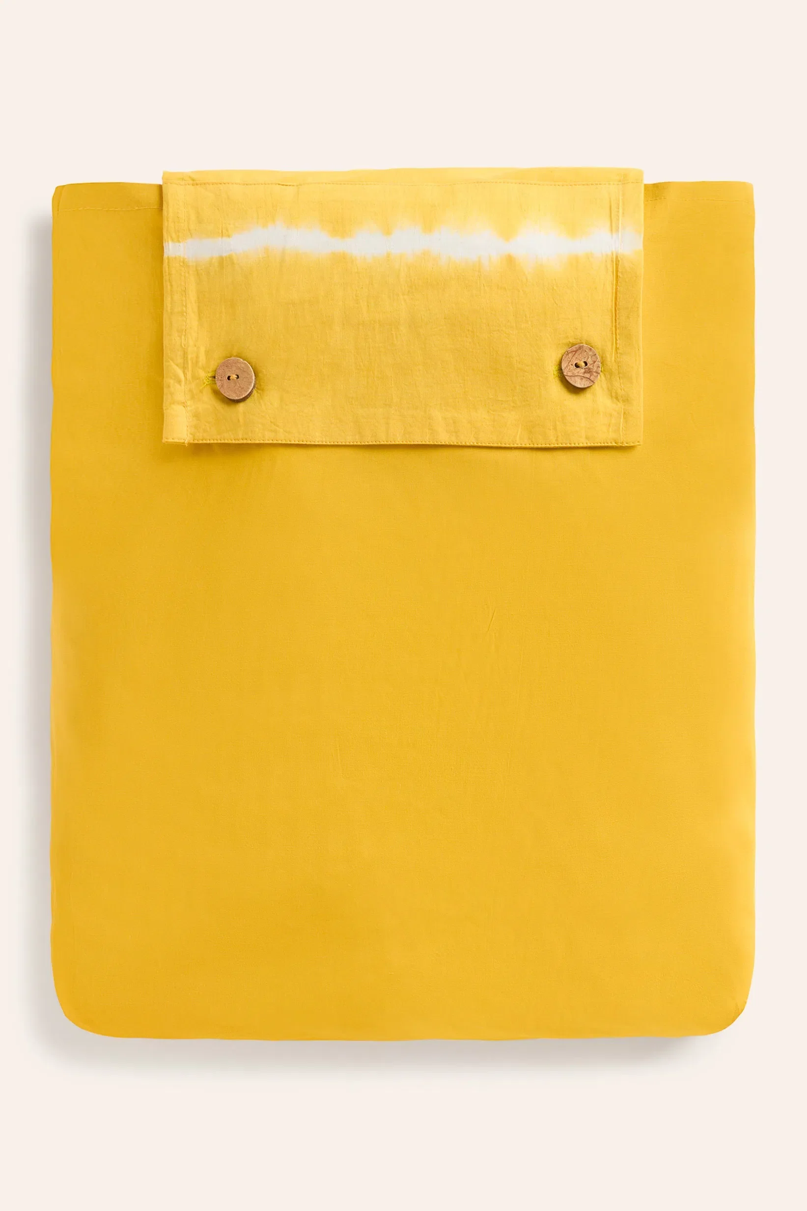 Funda nórdica + funda de almohada tie dye mostaza Mare - Image 9