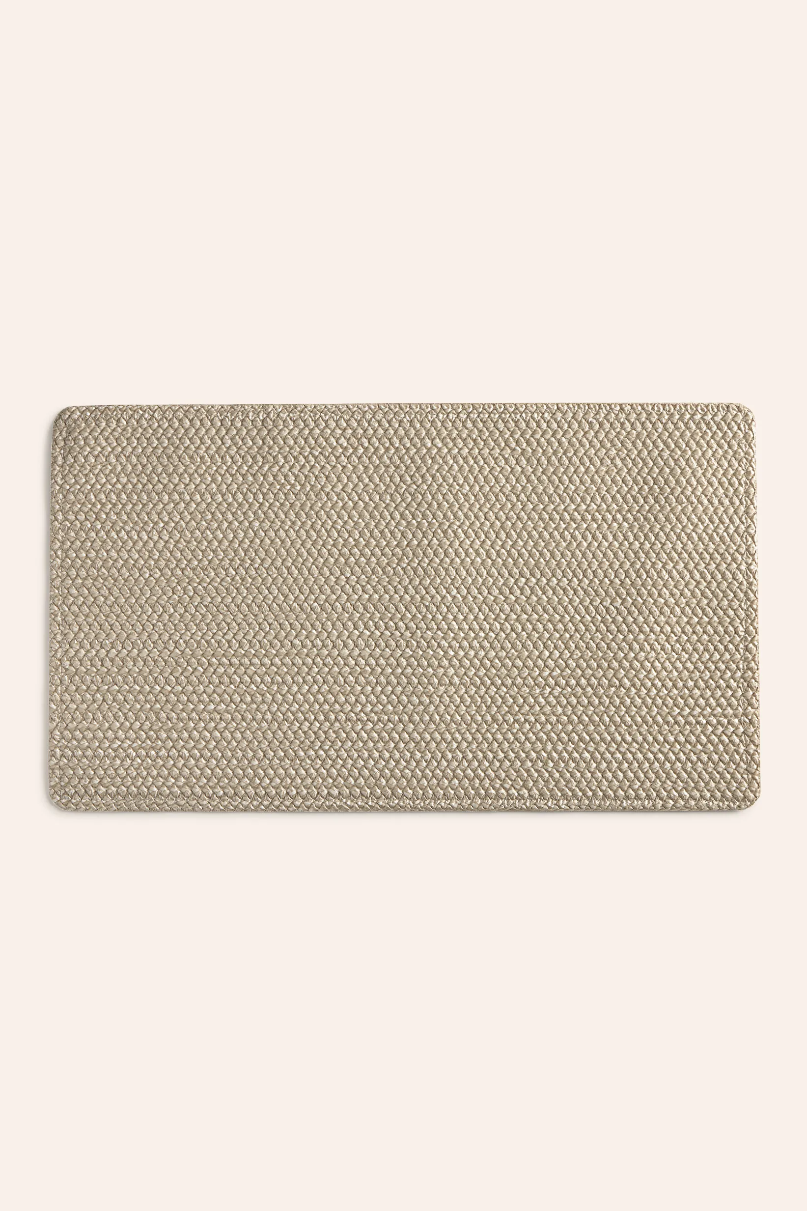 Mantel individual antimanchas con textura beige Pla - Image 3
