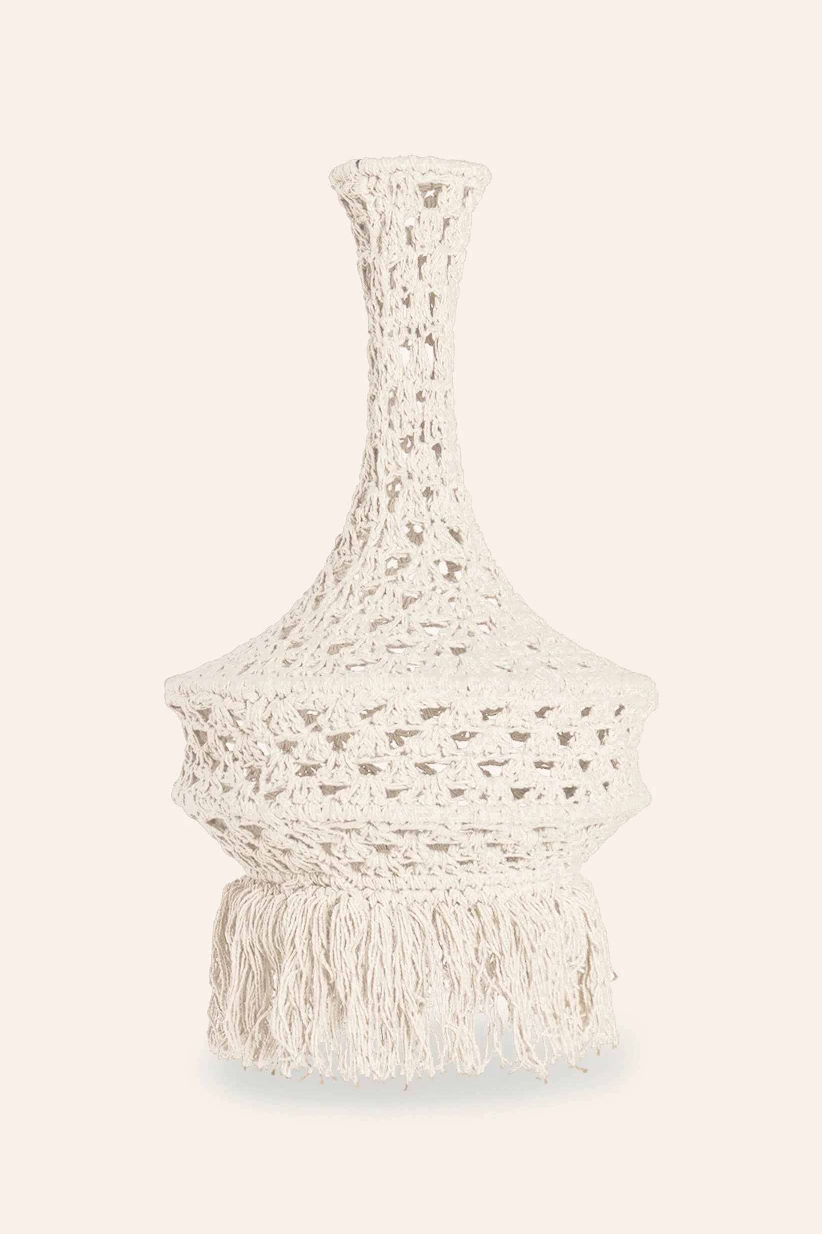 Pantalla pequeña para lámpara de techo de crochet cruda Pleko - Image 4