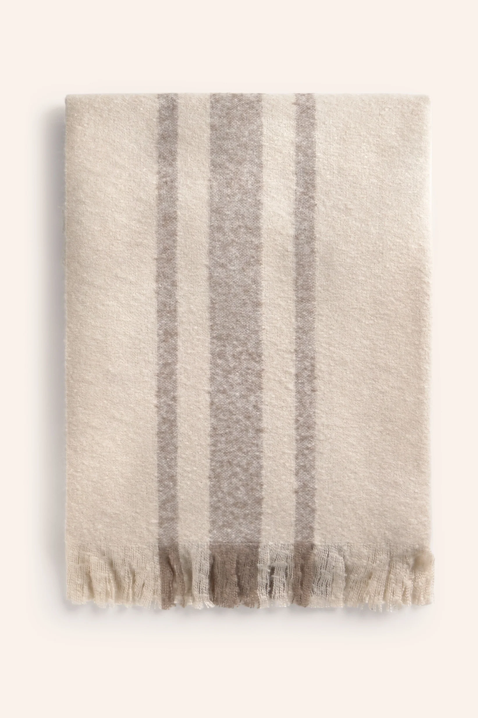 Plaid calentito crudo con rayas Sorento - Image 5