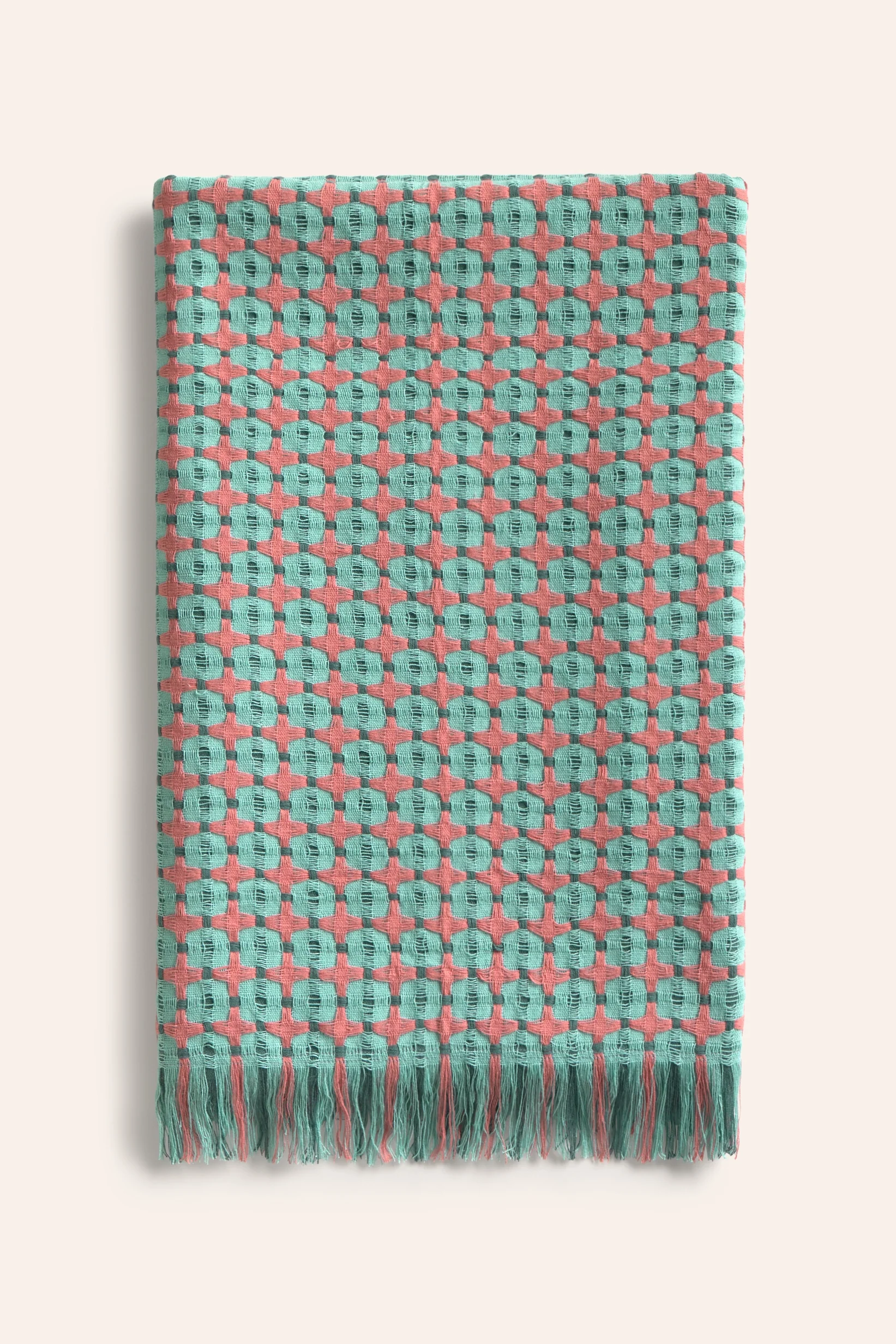 Plaid de tejido en patrón verde Jan - Image 4