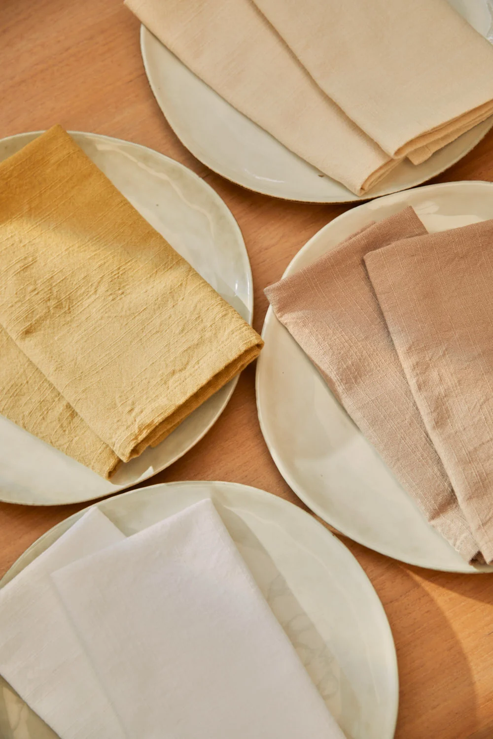 Set de 2 servilletas de algodón crudo Gavema - Image 3
